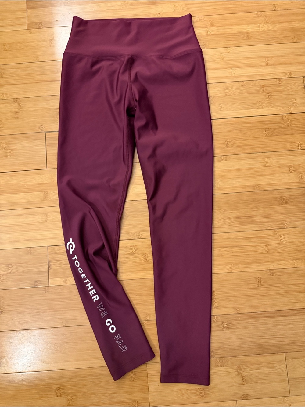 Peloton Maroon High-Waist Performance Leggings